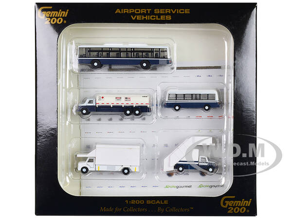 Airport Service Vehicles Set of 5 pieces \