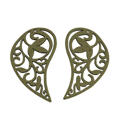 Tibetan Style Alloy Big Pendants