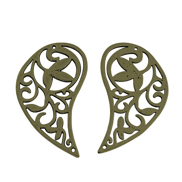 Tibetan Style Alloy Big Pendants