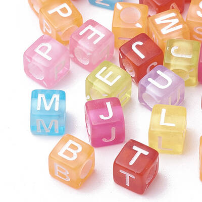 Transparent Acrylic Beads