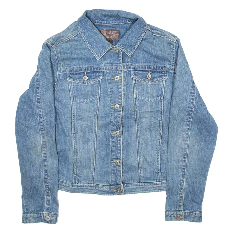 LEE Womens Denim Jacket Blue L