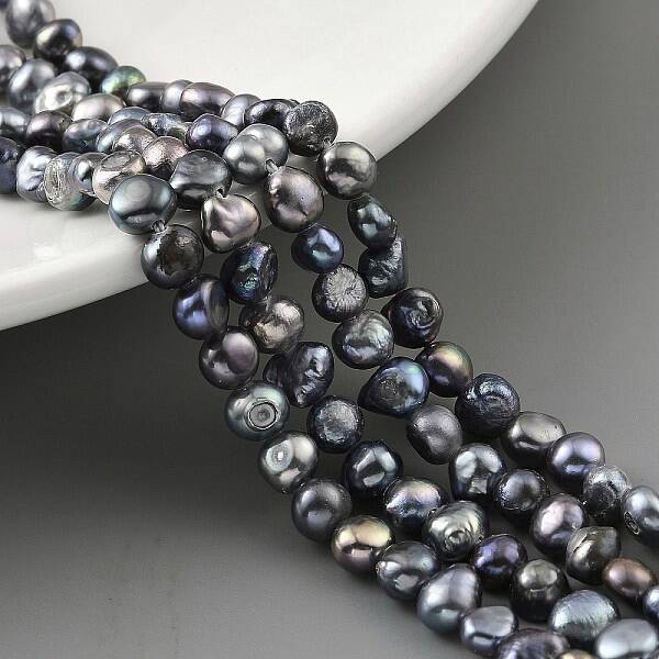 Dyed Natural Cultured Freshwater Pearl Beads Strands