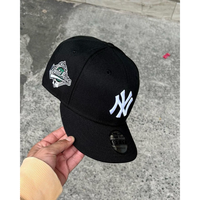 Black Embroidered 100% Cotton Trucker Hat with Adjustable Metal Buckle Back Closure, Lightweight & Durable, Suitable for Dail...