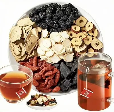 Kidney tea formula Ginseng Five Treasure TeaCombination Scented Tea  Five Treasure Tea RedDate Wolfberry Tea Men's Tea Health...