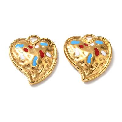 304 Stainless Steel Enamel Pendants