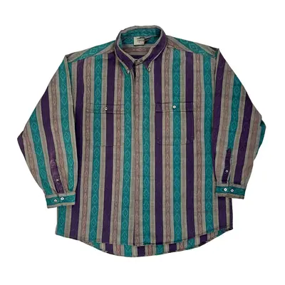 J. Riggings Striped Shirt - XL Multicoloured Cotton