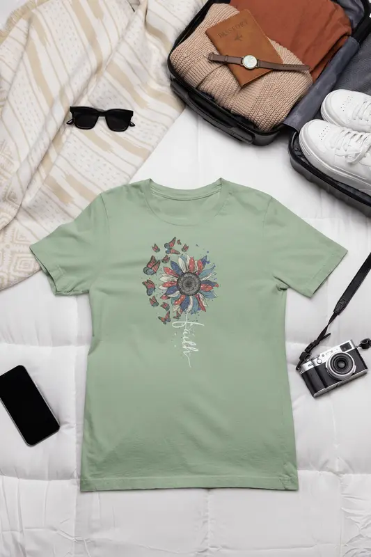 Faith Sunflower Tee