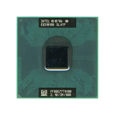 458643-001 HP 2.10GHz 800MHz FSB 3MB L2 Cache Socket PGA478 Intel Core 2 Duo T8100 Dual-Core Processor