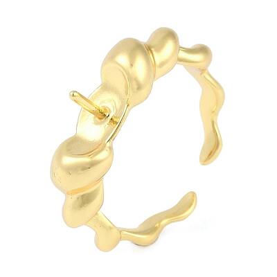 Brass Cuff Finger Ring Settings