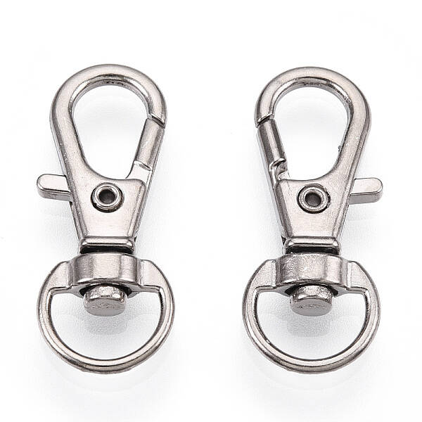 Alloy Swivel Lobster Claw Clasps