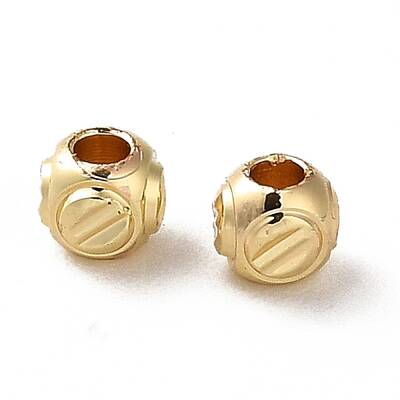 Rack Plating Brass Spacer Beads
