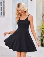 HOTOUCH Women's Summer Casual Dresses Boho Sleeveless Sundress with Pockets A-line Smocked Midi Dress Floral Beach Vacation O...
