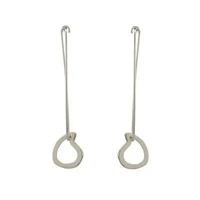 Enchanting Sterling Silver Long Earrings