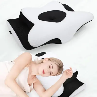 Soft Comfortable Deep Sleep Pillow, Slow Rebound Memory Foam Pillow, Bedroom Accessories, Summer Travel Essentials, Room Acce...