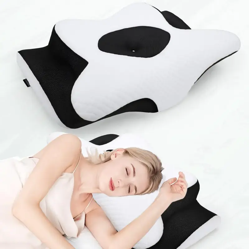 Soft Comfortable Deep Sleep Pillow, Slow Rebound Memory Foam Pillow, Bedroom Accessories, Summer Travel Essentials, Room Acce...