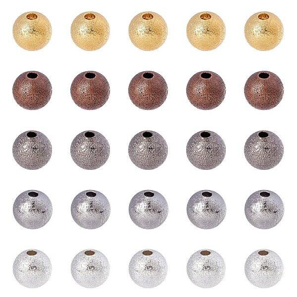 Brass Textured Beads