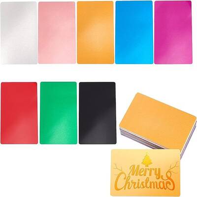 Aluminium Blank Name Cards