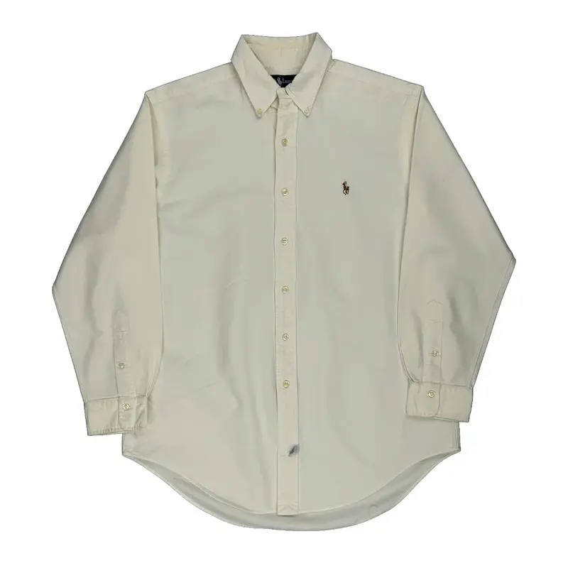 Ralph Lauren Shirt - Large White Cotton