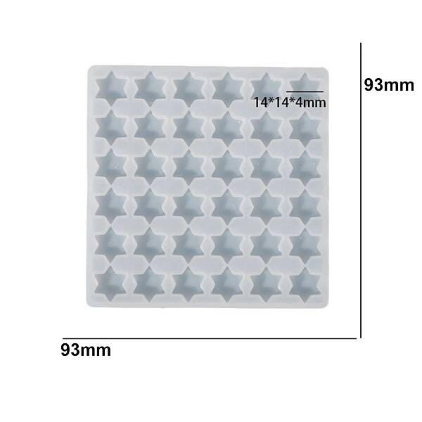 Square Shape Pendants DIY Food Grade Silicone Mold