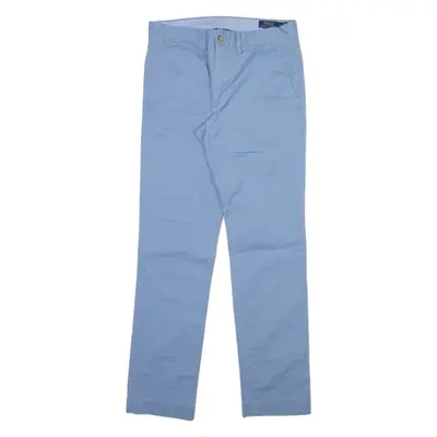 POLO RALPH LAUREN Mens Trousers Blue Slim Straight W30 L32