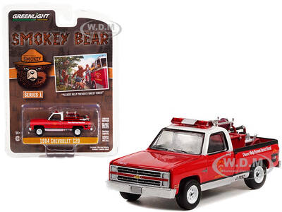 1984 Chevrolet C20 Pickup Truck with Fire Equipment Hose and Tank \