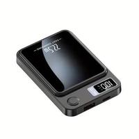 5000mAh Magnetic Wireless Mobile Power Bank, Portable 22.5W/PD20W Fast Charging Mobile Power Bank for iPhone 15 Pro Max/14 Pr...