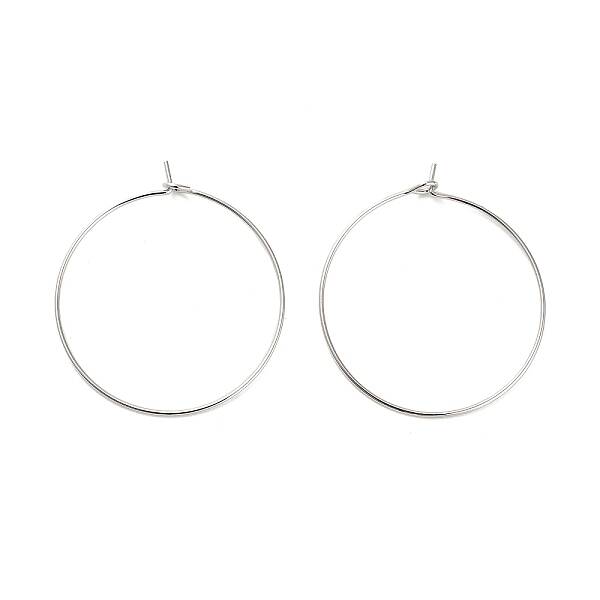 Brass Hoop Earring Findings