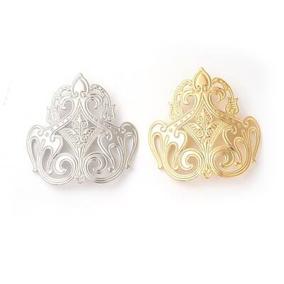 Brass Filigree Joiners Links