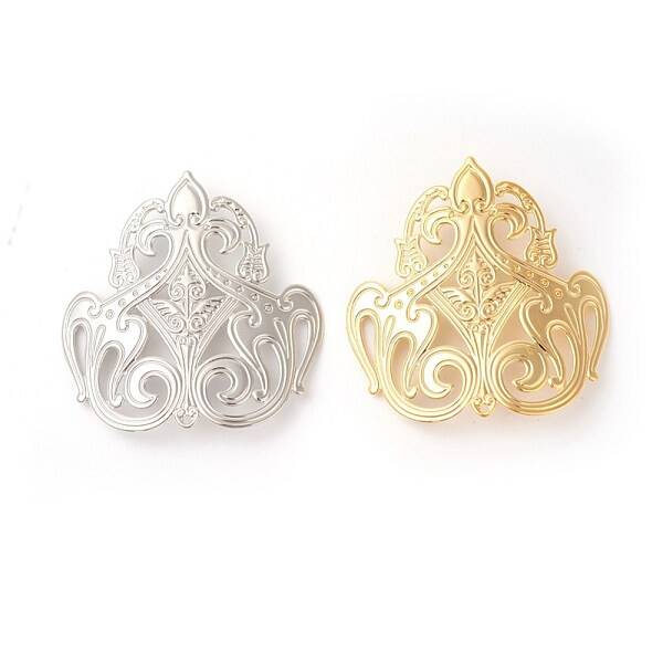Brass Filigree Joiners Links