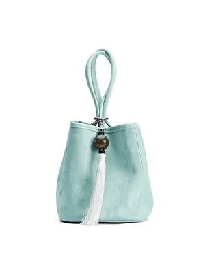 Smting Small Bucket Bag with Top Handle