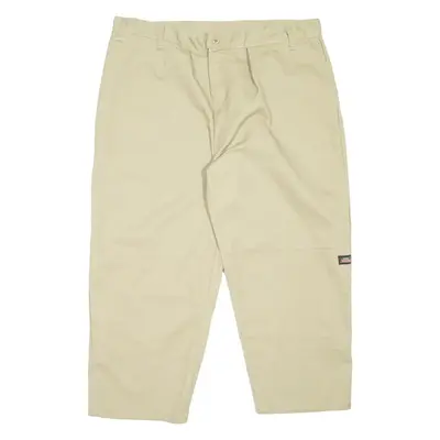 DICKIES Workwear Mens Trousers Beige Relaxed Tapered W48 L24