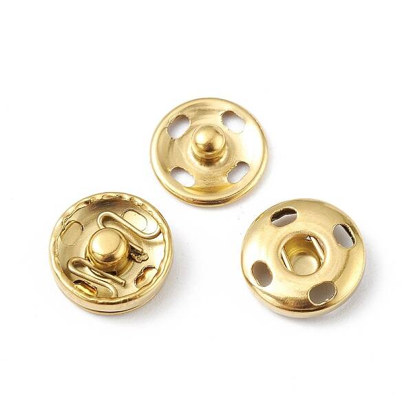 Ion Plating(IP) 202 Stainless Steel Snap Buttons