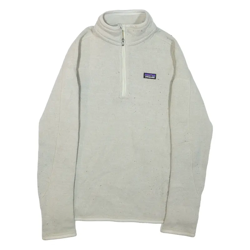 PATAGONIA Womens Fleece Grey 1/4 Zip XS