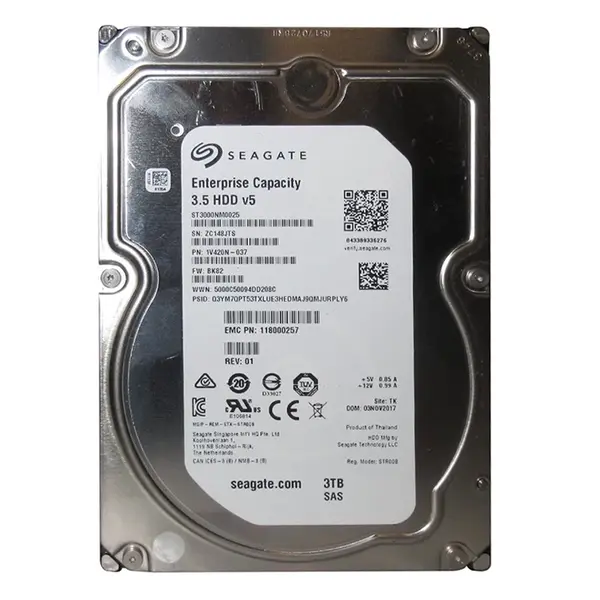 1V420N-037 Seagate 3TB 7200RPM SAS 12Gb/s 3.5-Inch 128MB Cache Enterprise Hard Drive