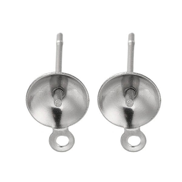 Anti-Tarnish 304 Stainless Steel Stud Earring Findings