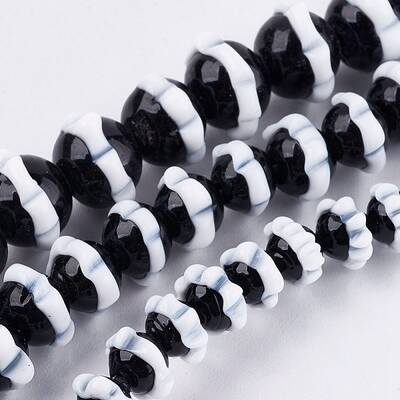 Handmade Bumpy Lampwork Beads Strands