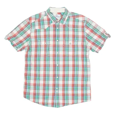 LEVI'S Mens Shirt Red Check M