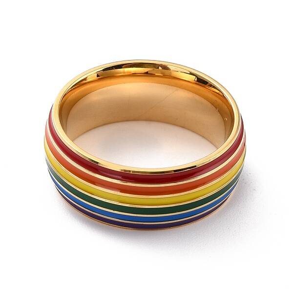 Rainbow Pride Finger Ring