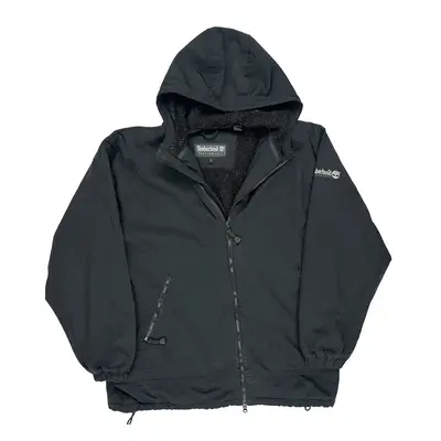 Timberland Jacket - Large Black Polyester | Size: large