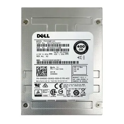 Dell HKK8C | 400GB Multi-Level Cell SAS 12Gb/s Hot-Pluggable 2.5-Inch Solid State Drive for PowerEdge Servers