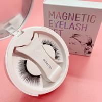 Newly upgraded European and American popular quantum magnetic eyelashes, a pair of slim, thick, enlarged, and comfortable nak...