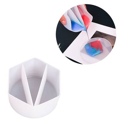 Reusable Split Cup for Paint Pouring