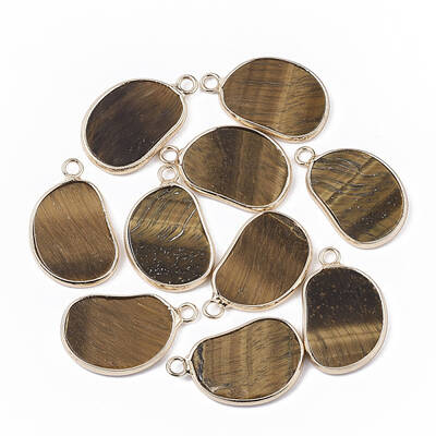 Natural Tiger Eye Pendants