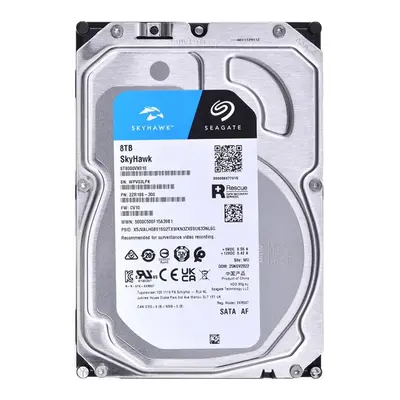 ST8000VX010 Seagate Skyhawk 8TB 5400RPM 6Gb/s SATA 256MB Cache 3.5-inch Hard Drive