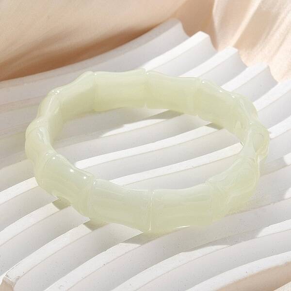 Handmade Lampwork Beaded Stretch Bracelets for Men Women