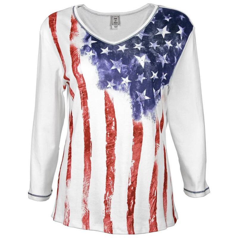 Old Glory Baby Rib Top - Black - S