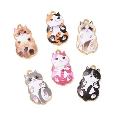 Alloy Enamel Pendants