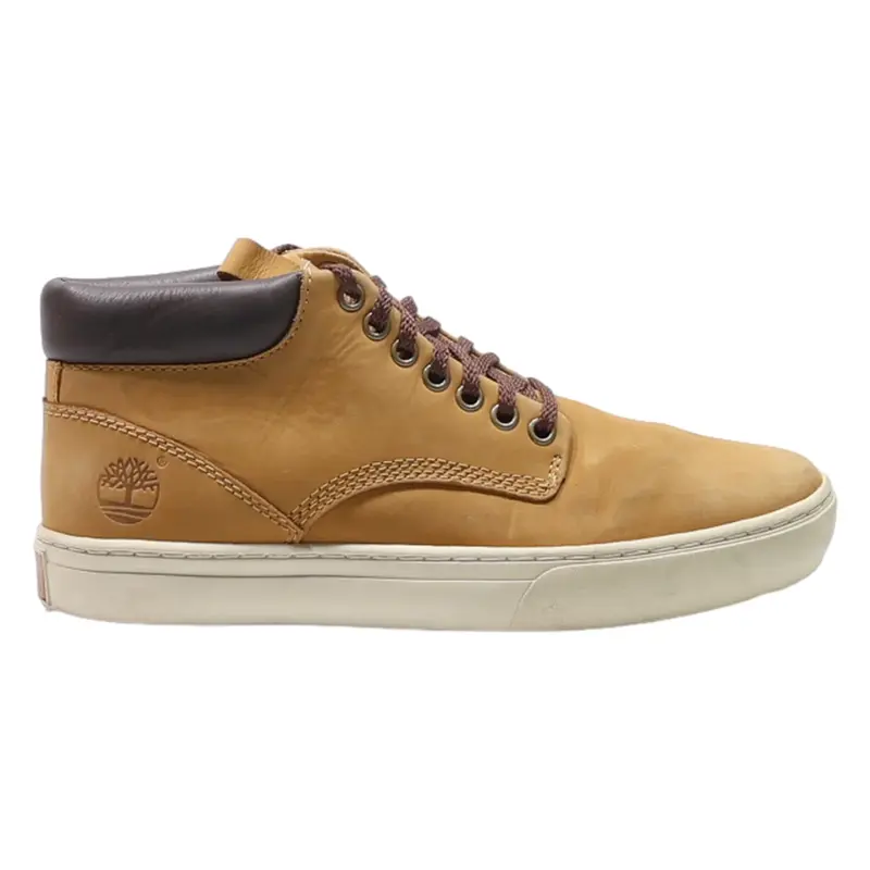 TIMBERLAND Chukka Boots Orange Leather Mens UK 6.5