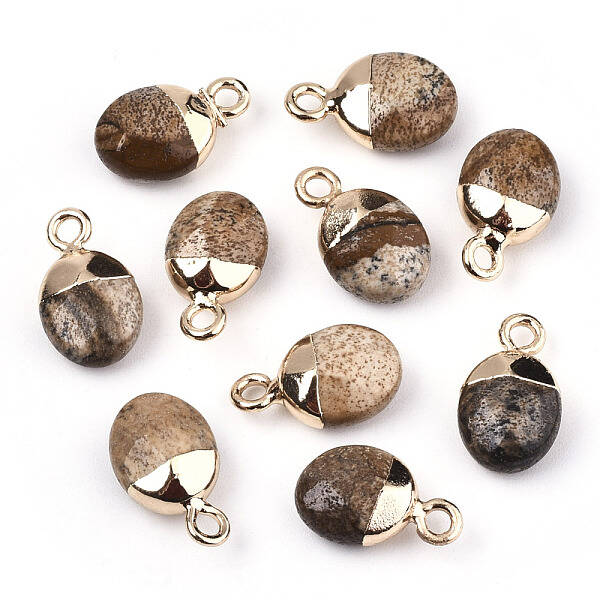 Natural Picture Jasper Charms