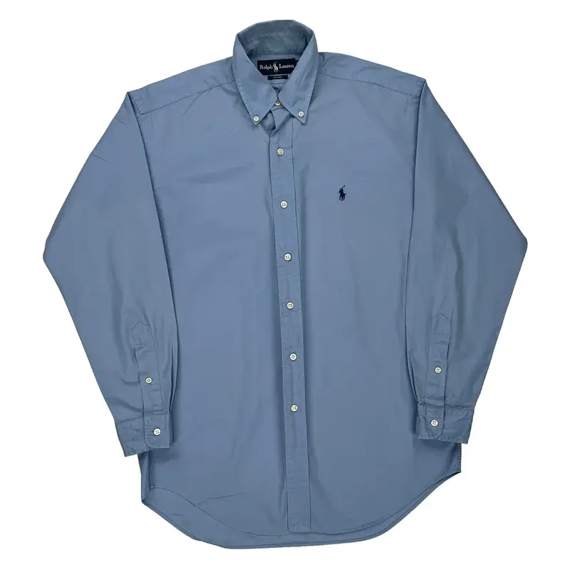 Blake Ralph Lauren Shirt - Small Blue Cotton